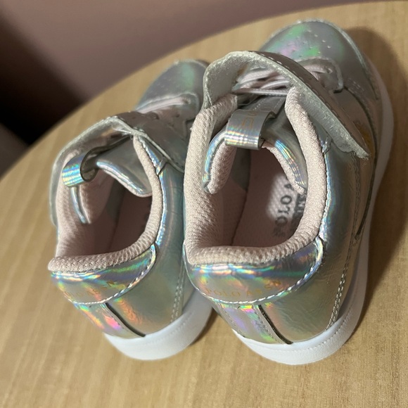 NWOT -US POLO ASSN - Holographic Toddler Sneakers - Picture 4 of 4
